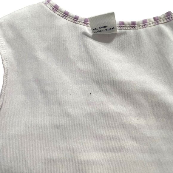 Old Navy 12-18m Lavender Striped Starfish Swim Rashguard Shirt - Picture 7 of 9